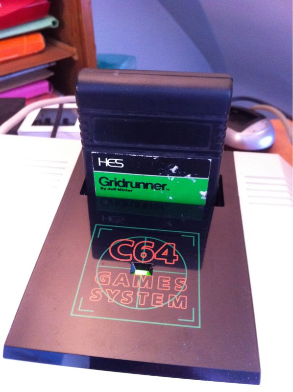 Testing Jeff Minter’s Gridrunner on my C64 GS. I was looking for a cartridge to test my C64 GS be...