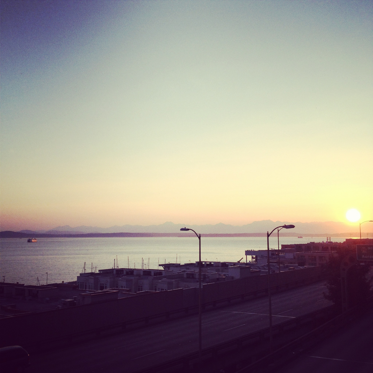 Still in Seattle for an internal training event. A quick stroll by the water at sunset to unwind ...