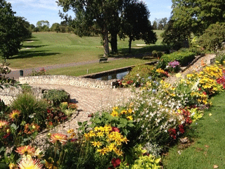Getting ready for a quick round of golf