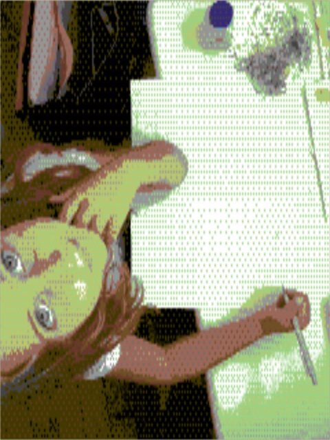 Ariane at work, #C64 style :)