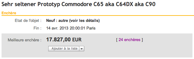 It’s a new record for this “Unobtanium” fully working Commodore C65 prototype which just went for...