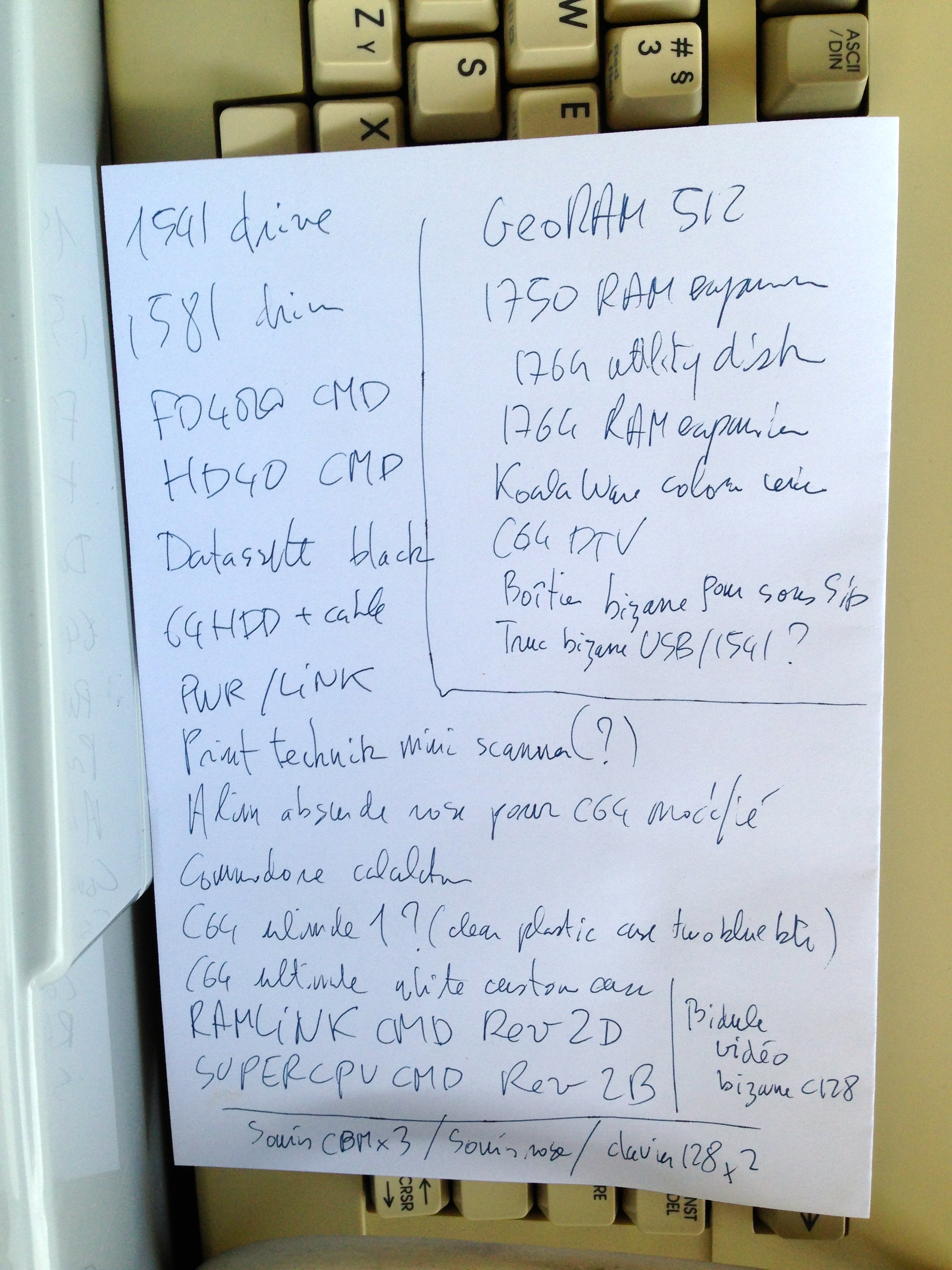 Another bunch of beautiful Commodore hardware headed for storage! This box contains most of my in...